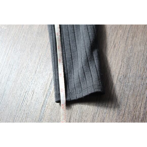 Lovers + Friends Cropped Ribbed Clea Cutout Long Sleeve Top Black Small - Picture 6 of 8